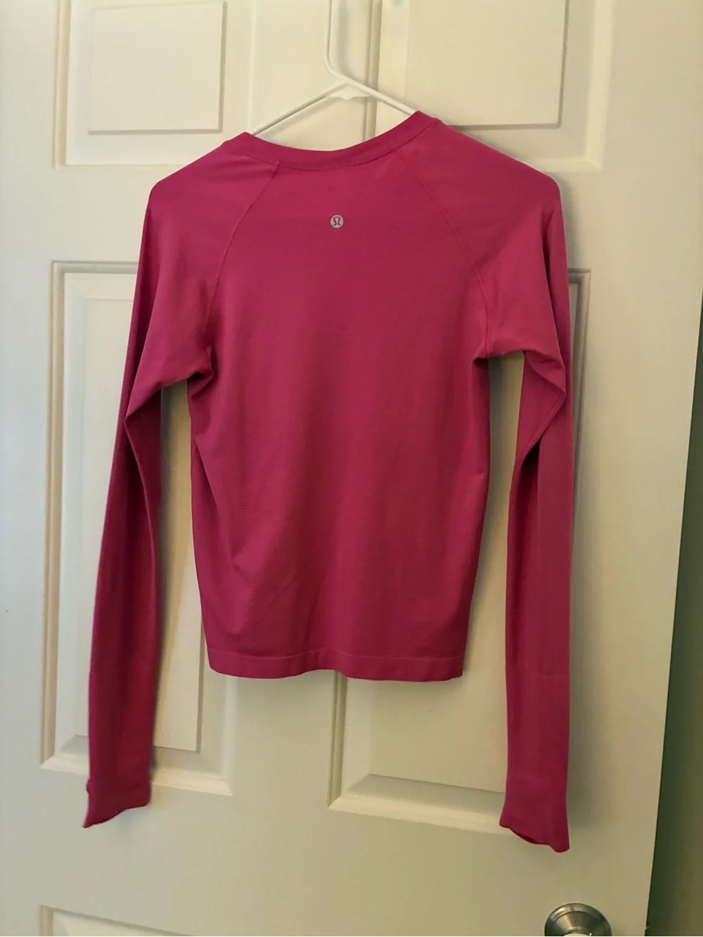 Lululemon Long Sleeve pink fuchsia Top Sz 8